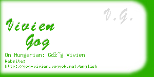 vivien gog business card